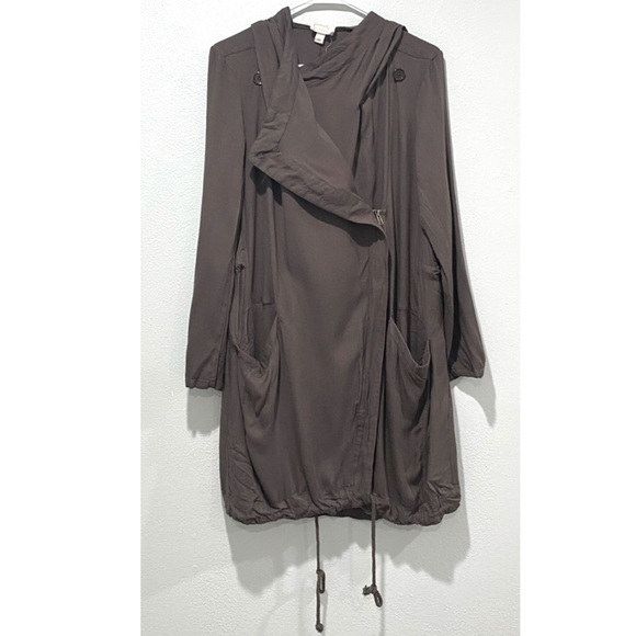 Sun & Shadow drape front jacket. Size S - Picture 3 of 6